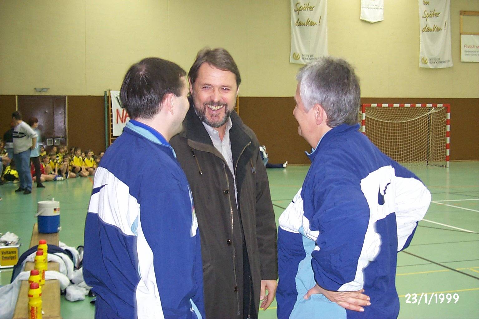 Trainer Dago Leukefeld - DHB DamenTrainer E. Hoffmann - Trainerin Renate Schubert
