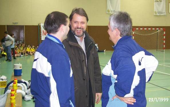 NochDHBDamenTrainer E. Hoffmann mit Trainer <BR>Dago Leukefeld und Trainerin Renate Schubert