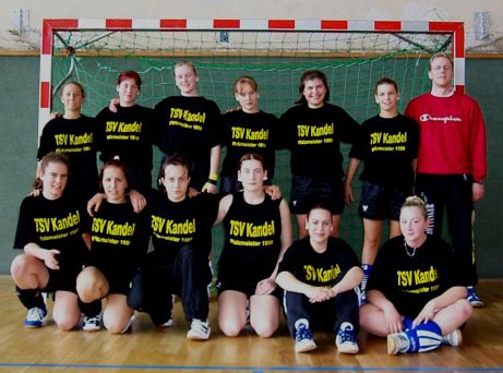 Pfalz- und S&uuml;dwestmeister 1999 wB-Jugend Kandel